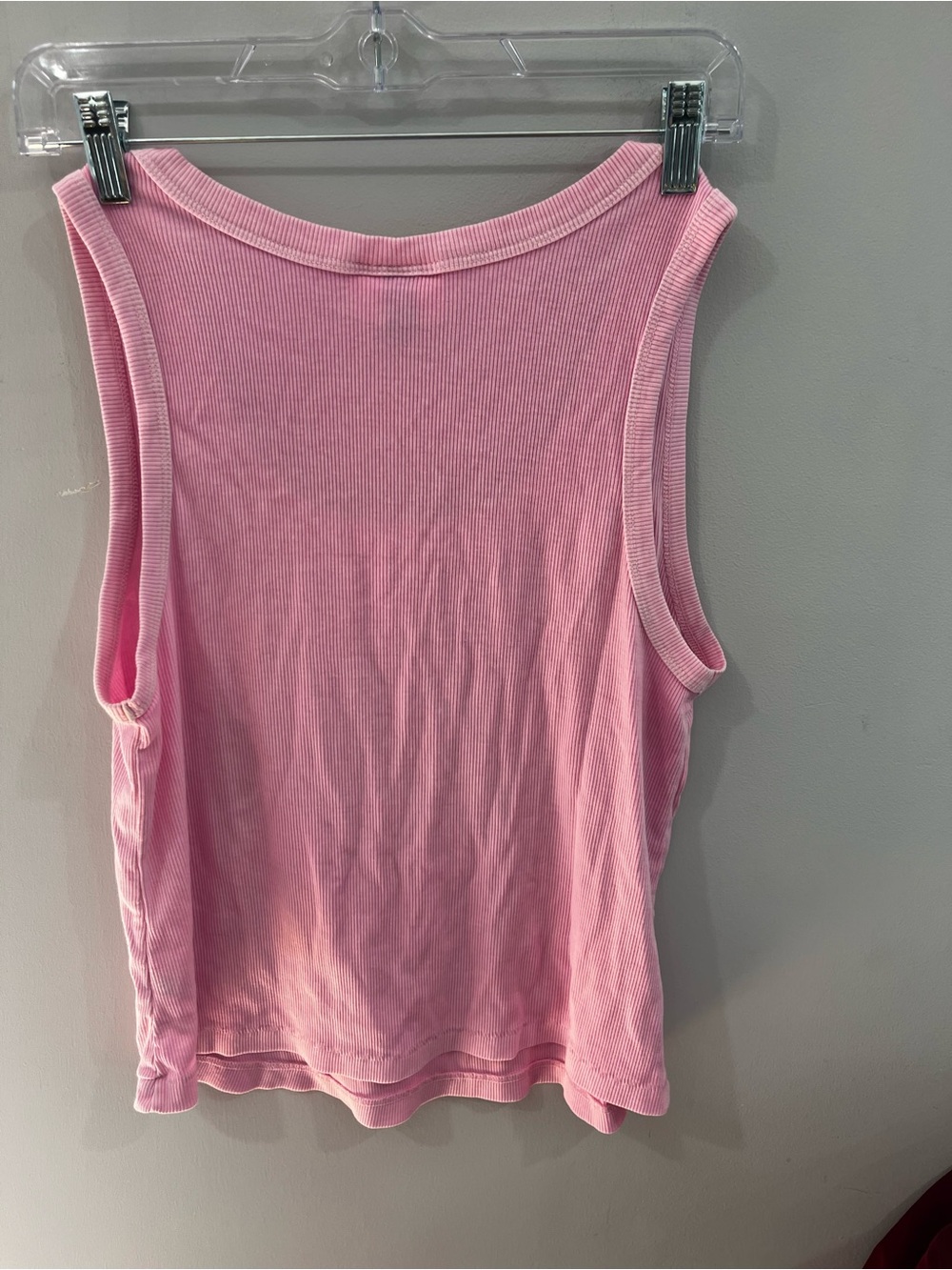 Universal Thread Light Pink Ribbed Scoop Neck Tank - Picture 4 of 6